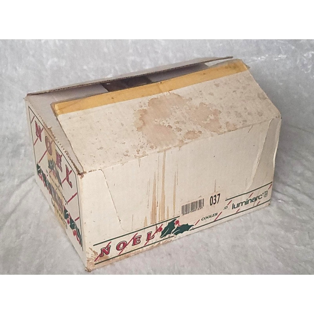 12 NEW Luminarc Noel Christmas Tree Glasses Vintage 16oz Cooler Tumblers Holiday - Picture 8 of 8